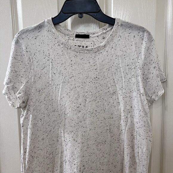 ATM Slub Jersey Schoolboy Crew Neck Short Sleeve Tee Speckled Women's Size Large - Picture 2 of 12